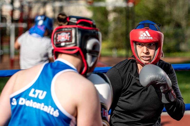 ZŠ Nádražní v Ostravě 19. a 20. dubna 2019 hostila kemp boxerských reprezentací Česka, Litvy a Polska.