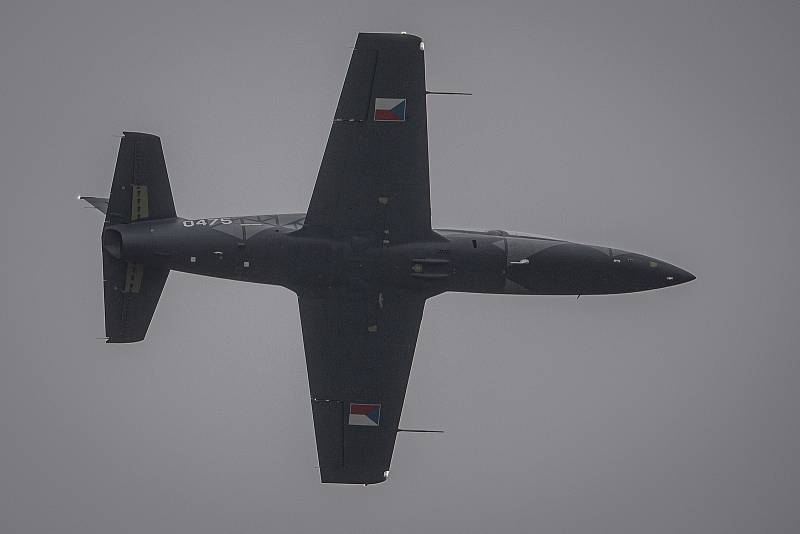Na letišti v Mošnově na Novojičínsku pokračovaly 19. září 2021 dvoudenní Dny NATO a Dny Vzdušných sil Armády ČR, které jsou největší bezpečnostní přehlídkou v Evropě. Na snímku je letoun L-39NG.