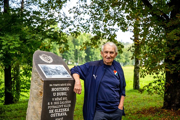 Legenda FC Baníku Ostrava Zdeněk Kosňovský, 29. srpna 2022, Ostrava.