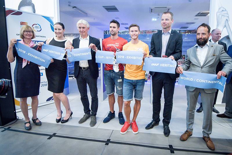 Zahájení výstavy ke Kontinentálnímu poháru v úterý 5. června 2018 v ostravském nákupním centru Forum Nová Karolina, který se bude konat začátkem září v Ostravě.