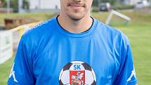 Fotbalový klub - Spolek SK Brušperk, 26. srpna 2020 v Brušperku. Daniel Klimša (obránce)