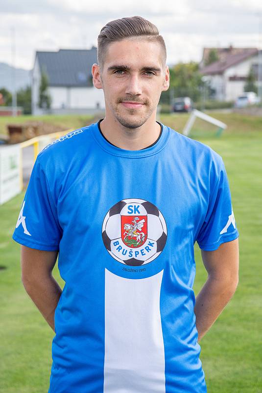 Fotbalový klub - Spolek SK Brušperk, 26. srpna 2020 v Brušperku. Daniel Klimša (obránce)