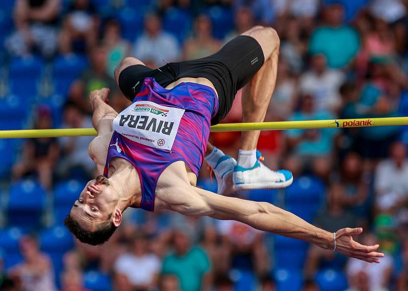 56. ročník atletického mítinku Zlatá tretra, který se konal 28. června 2017 v Ostravě. Na snímku Edgar Rivera.