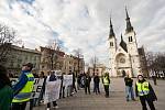 Další ze série protiromských demonstrací v Ostravě