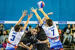 Utkání 7. kola extraligy volejbalu: VK Ostrava - Black Volley Beskydy, 16. listopadu 2019 v Ostravě.