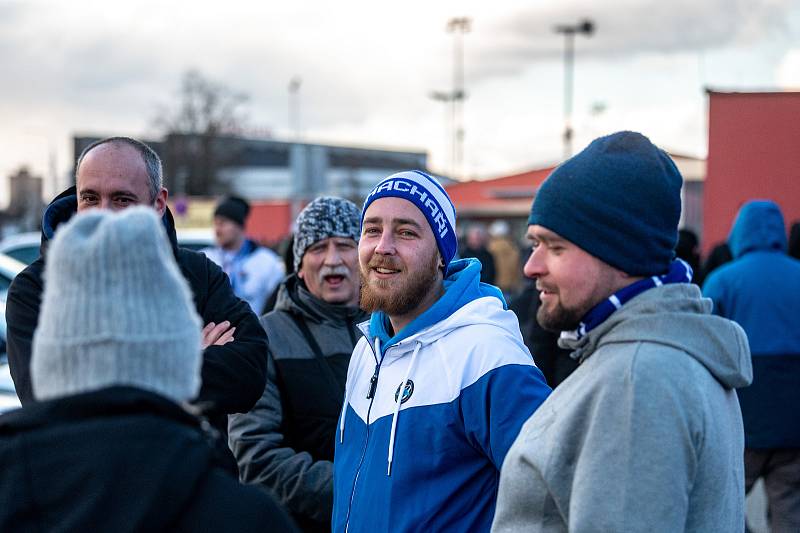 Utkání 22. kola první fotbalové ligy: FC baník Ostrava - SK Sigma Olomouc. 19. února 2022 v Ostravě.