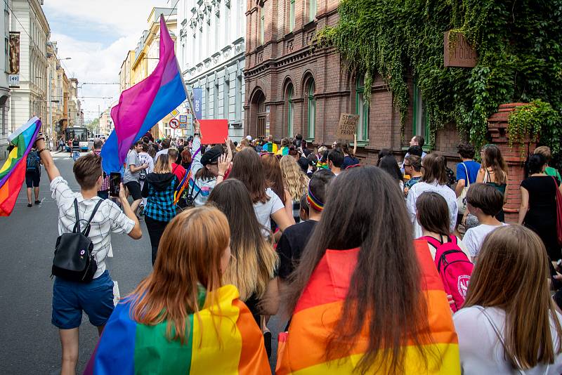 Duhový pochod Pride 2019 v Ostravě.