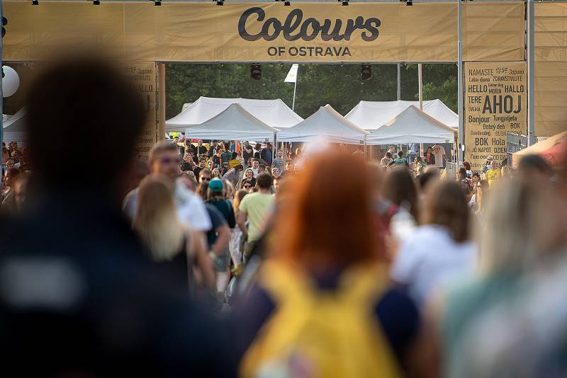 Hudební festival Colours of Ostrava v Dolní oblasti Vítkovice, 19. července 2019 v Ostravě.