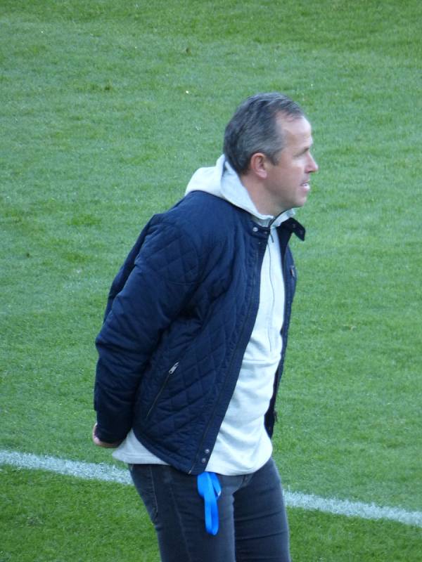 Trenér Baníku Ostrava Tomáš Galásek.