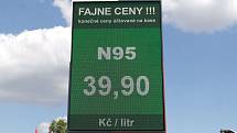 Benzin byl v Ostravě a okolí i za 39.90 Kč, 9.8. 2022