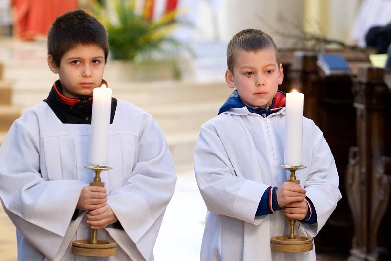 Květná neděle v centru Ostravy.