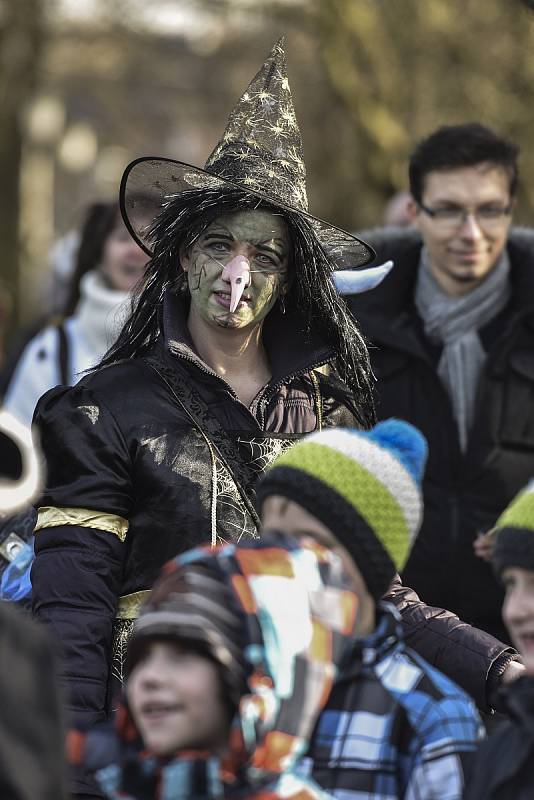 Masopustní veselice v Michálkovicích.