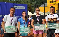 MČR v tenise 2023 (Ostrava, 14. - 18. 8. 2023). Finalisté obou kategorií.