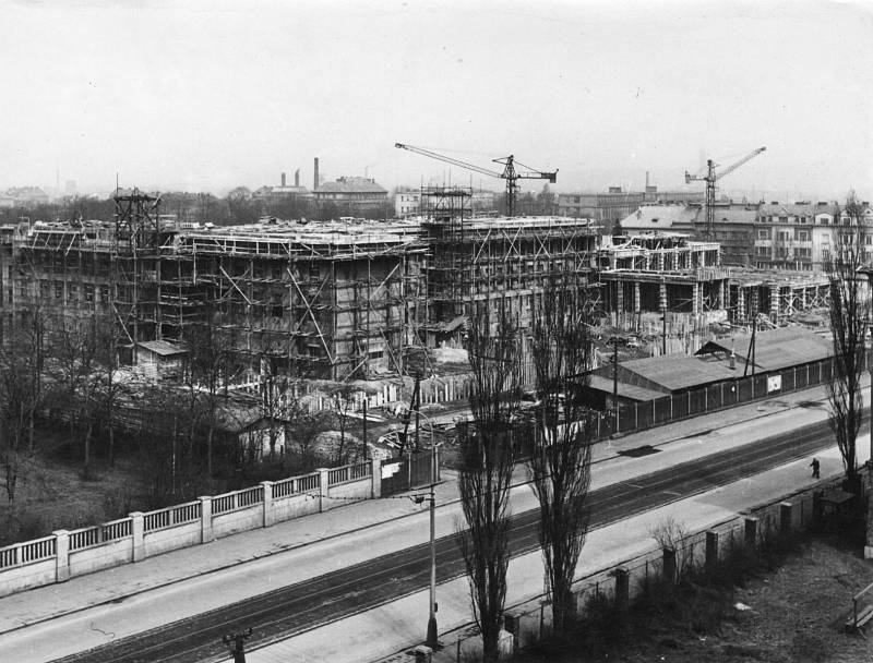 Dům kultury města Ostravy, foto z roku 1958.