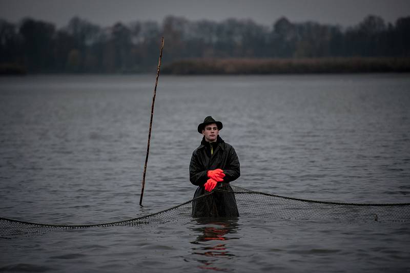 Výlov rybníku Bezruč. Ilustrační foto.