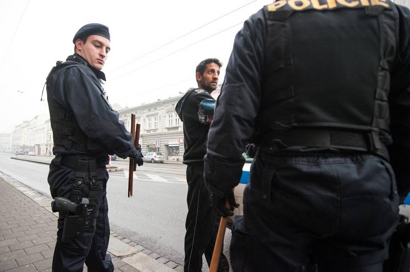 Demonstrace proti rasismu a na podporu obětí rasismu. 