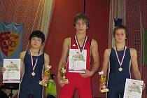 Mladší žáci na mistrovství ČR v řeckořímském stylu v Březové u Sokolova vybojovali tři mistrovské tituly a dvě stříbrné medaile, navíc vyhráli soutěž družstev.