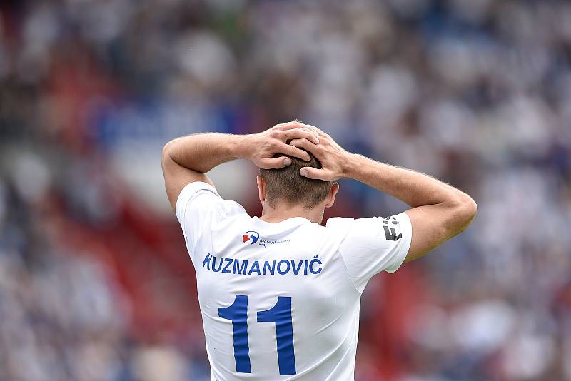 Nadstavba první fotbalové ligy, kvalifikační utkání o Evropskou ligu: FC Baník Ostrava - FK Mladá Boleslav, 1. června 2019 v Ostravě. Na snímku Kuzmanovič Nemanja.