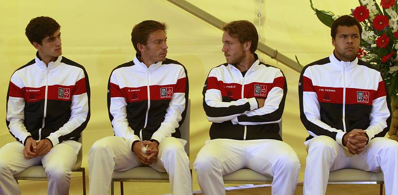 Losování Davis Cupu Česko – Francie.
