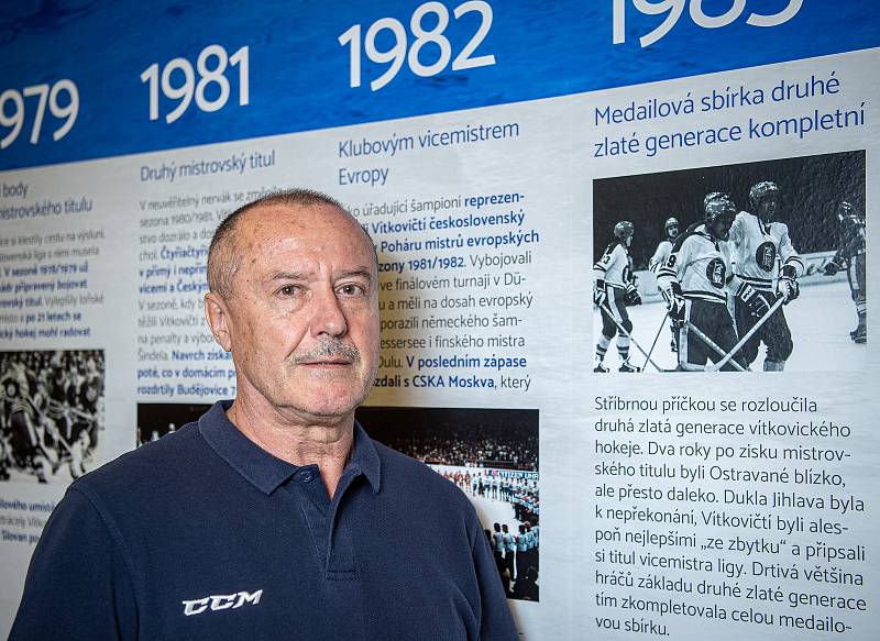 Bývalý český hokejový útočník Radoslav Kuřidým při fotografování pro Deník, 10. září 2020 v Ostravě. S Vítkovicemi získal v lize všechny medaile.