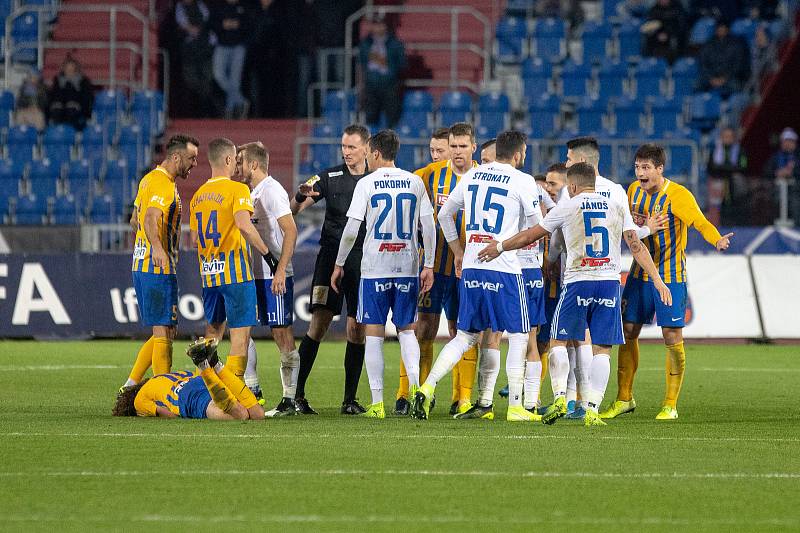 Utkání 18. kola fotbalové Fortuna ligy: FC Baník Ostrava - SFC Opava, 29. listopadu 2019 v Ostravě.