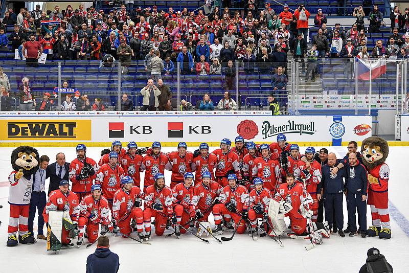 České hokejové hry, turnaj Euro Hockey Tour, ČR - Rakousko, Ostrava, 1. května 2022.