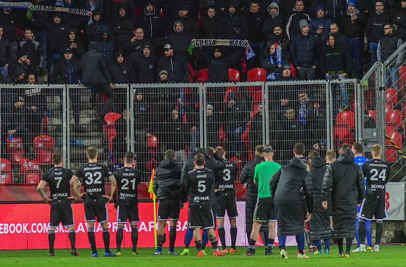 24. kolo FORTUNA:LIGA, SK Slavia Praha - FC Baník Ostrava, 10. března 2019 v Praze.