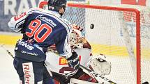 Utkání 29. kola hokejové extraligy: HC Vítkovice Ridera vs. HC Sparta Praha, 8. prosince v Ostravě.