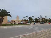 Monastir, okolí hotelových komplexů, Tunis, 2023.