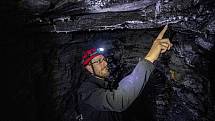 U města Odry se otevřel Flascharův důl, kde se v minulosti těžila břidlice, 9. července 2020. Jeden z iniciátorů projektu Jakub Zeman.