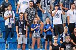 Utkaní 7. kola fotbalové FORTUNA:LIGY: FC Baník Ostrava - 1. FC Slovácko, 23. srpna 2019 v Ostravě. Na snímku fanoušci.