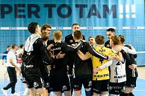 Zápas listopadového 8. kola extraligy volejbalistů VK Ostrava - Black Volley Beskydy 1:3.