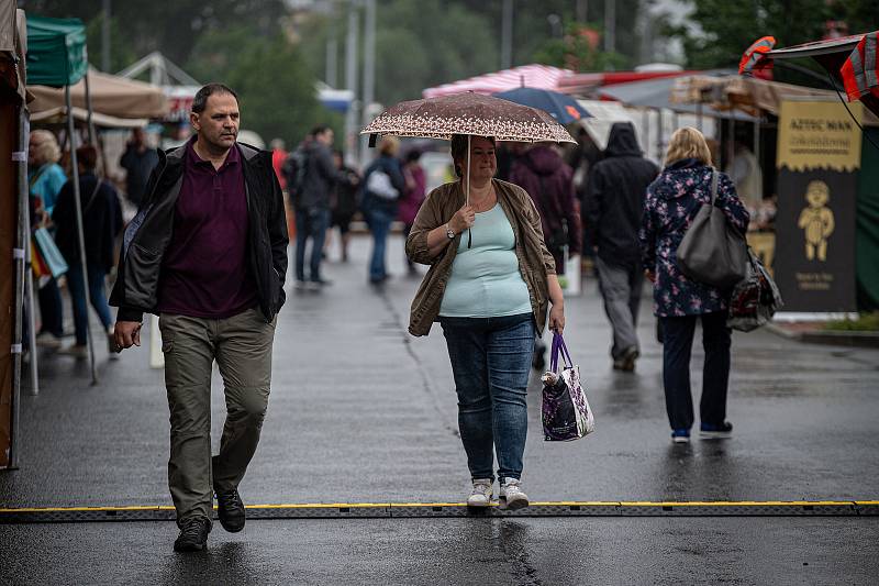 Farmářské trhy u OC Futurum, 20. června 2020 v Ostravě.