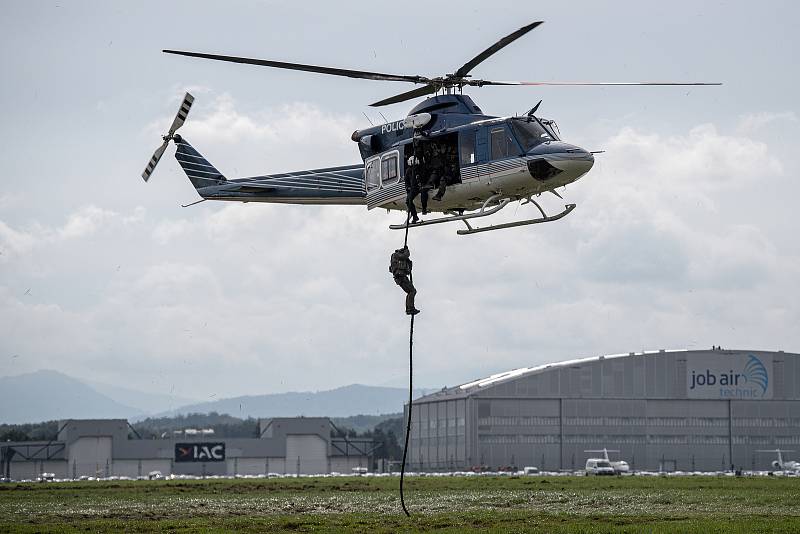 Dny NATO v Ostravě, 17. září 2022. Zásahová jednotka Policie ČR, protiteroristická jednotka SPKP, Quick Reaction Force Team