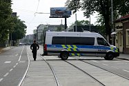 Bezpečnostní opatření při nahlášení bomby v Ostravě-Vítkovicích. Ilustrační foto.