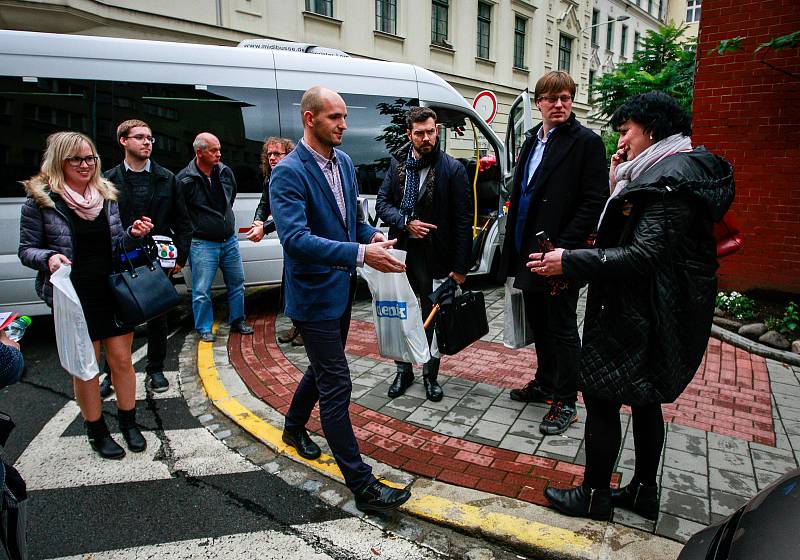 Debata v rámci projektu Deník-bus s volebními lídry za Moravskoslezský kraj.