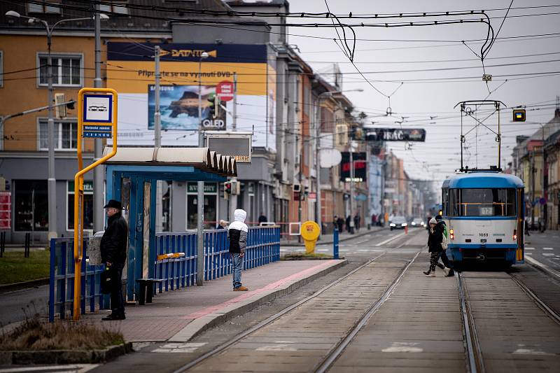 Městská část Mariánské Hory a Hulváky, 6. února 2020 v Ostravě.