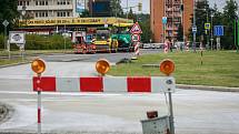 Dopravní omezení v Porubě u Duhy. Ilustrační foto.