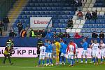 Fotbalisté Baníku Ostrava v neděli hráli v Liberci. 2. poločas.