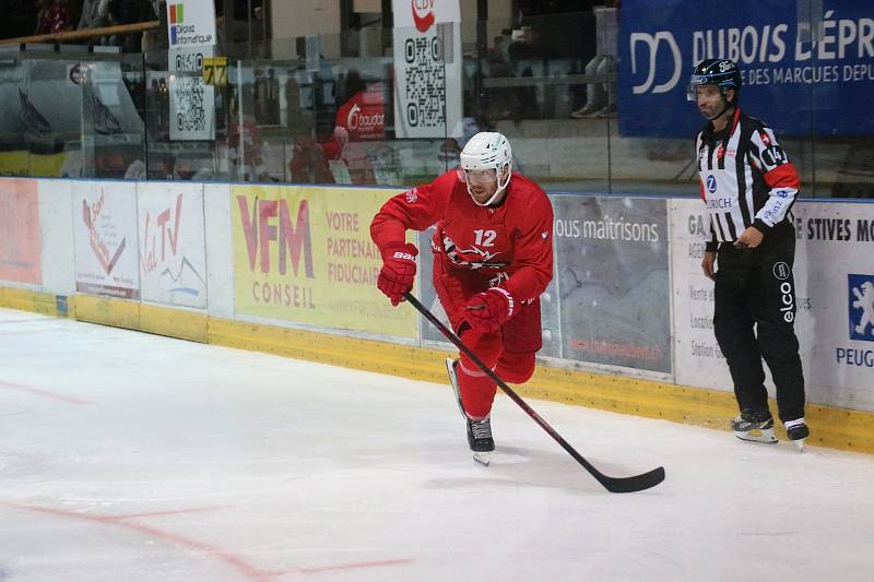 Přípravný zápas Lausanne - Vítkovice 2:5 na soustředění ve Švýcarsku.