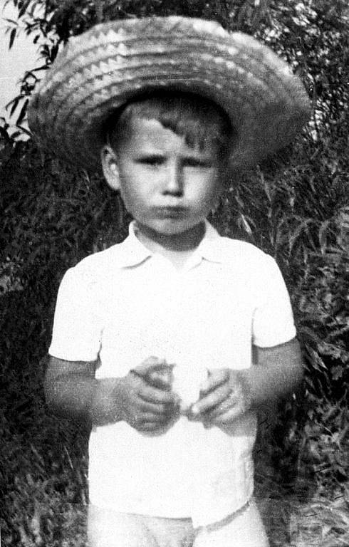 Ostravský primátor Petr Kajnar na snímku z dětství.