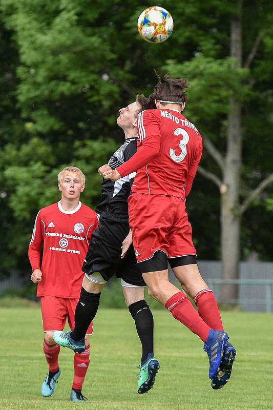 Přátelský zápas FC Heřmanice Slezská - Třinec, 5. června 2020 v Ostravě.