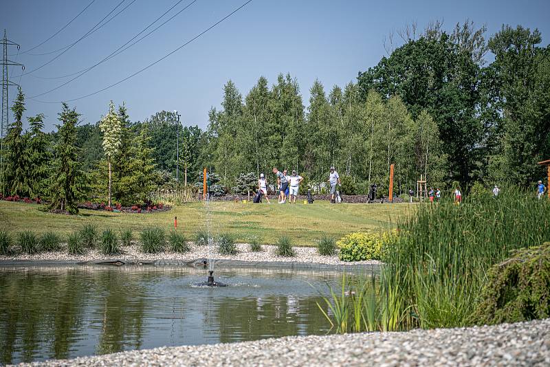 Otevření nové hřiště v areálu golf Park Lhotka, červen 2021.