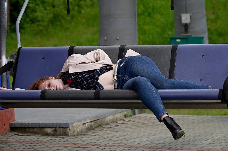 Snímky z natáčení 3. dílu ostravské kriminálky České televize Stíny v mlze. Foto: se souhlasem České televize