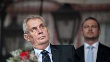 Ve středu 6. září 2017 přijel, v rámci páté oficiální návštěvy Moravskoslezského kraje, prezident Miloš Zeman také do Nového Jičína.