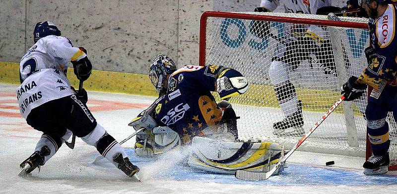 Snímky z utkání HC Vítkovce Steel - PSG Zlín.