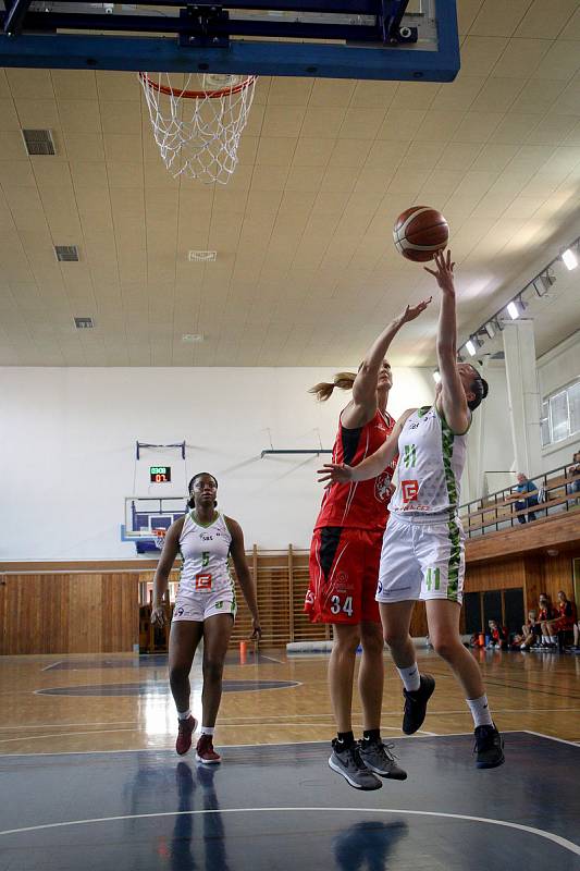 Basketbalový turnaj žen Memoriál Jiřího Jurdy: SBŠ Ostrava - Sokol Hradec Králové, 6. září 2019 v Ostravě.