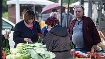 Farmářské trhy u OC Futurum, 20. června 2020 v Ostravě.