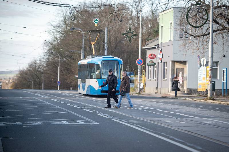 Dopravní terminál Hulváky.