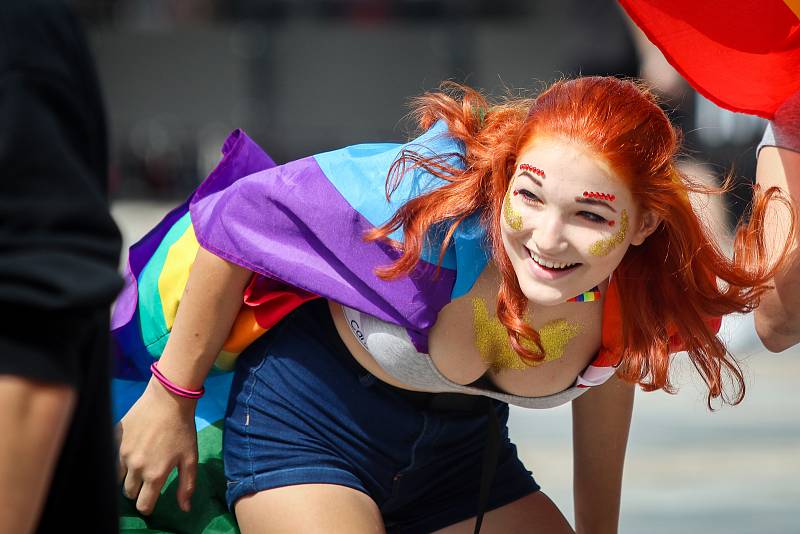 Duhový pochod Pride 2019 v Ostravě.